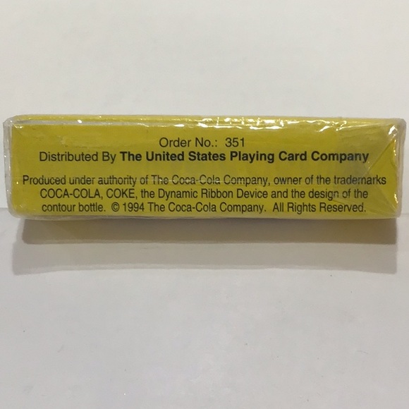 Vintage Coca Cola playing cards, factory sealed, collectible! - Picture 2 of 4